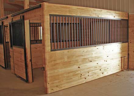 Aluminum Horse Stalls - 