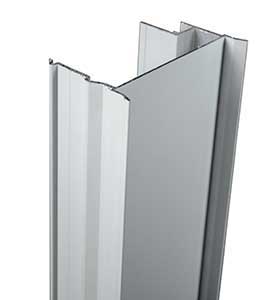 396 Double Couple (H-rail) Conceals and seals sliding door panel gap